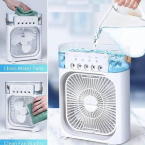 mini ventilador con hielo