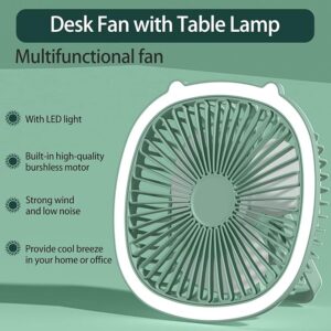 ventilador personal portatil con luz led